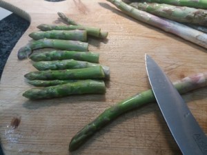 risotto alla carbonara con asparagi